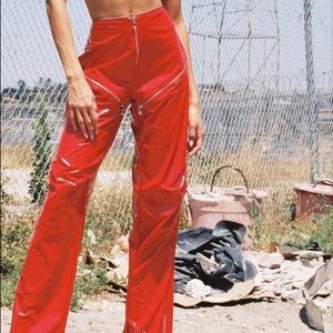 Never worn I.AM.GIA Isla Pant in red.